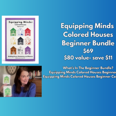Equipping Minds Colored Houses Beginner Cards & Course (Guided Learning Bundle) $69 ($80 value- save $11)